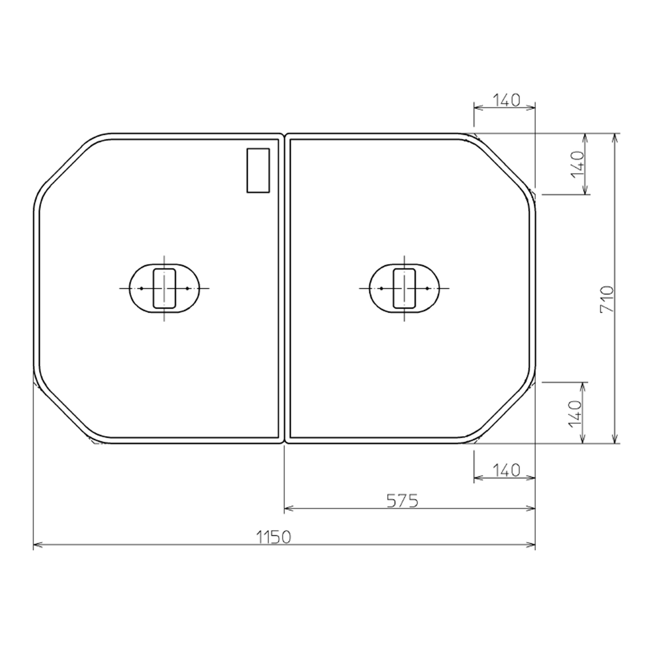 把手付き組み合わせ式ふろふた