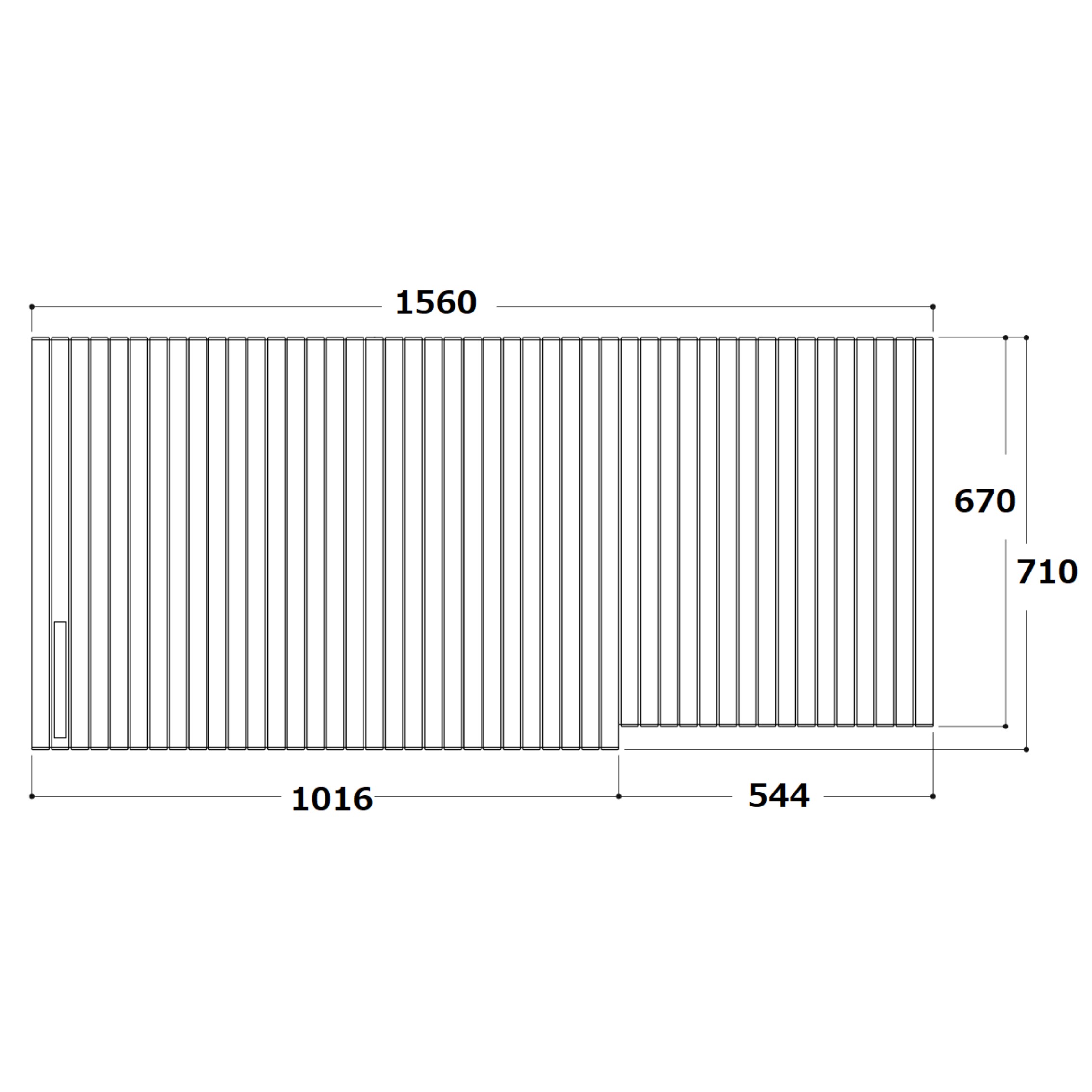 シヤツター式風呂蓋L