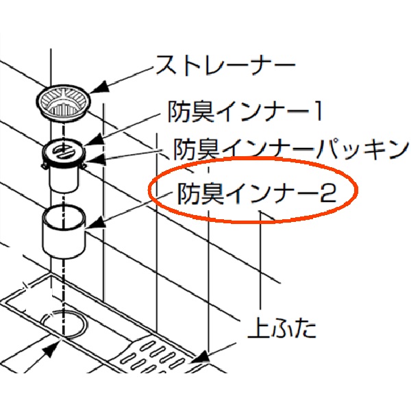 浴室排水ユニット（部品）