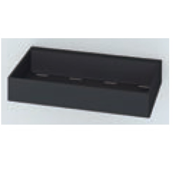 角型収納棚（ブラック）