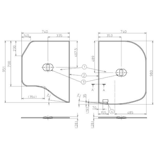 公式】TOTO パーツショップ / 風呂ふた