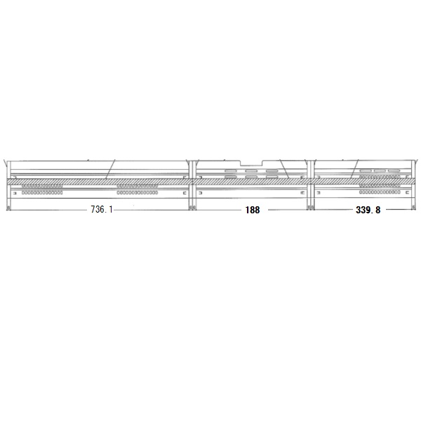 Ｗ９００下レールセットＲシルキＷ