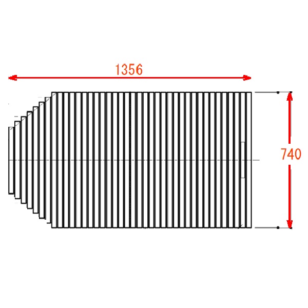 風呂蓋　把手無し