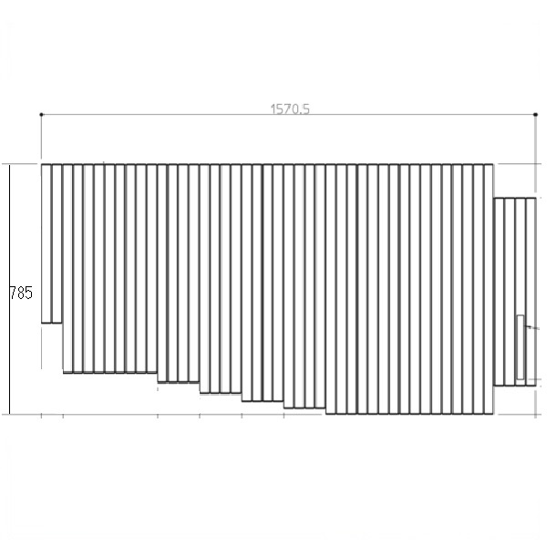 シヤツタ－式風呂蓋切欠Ｌ
