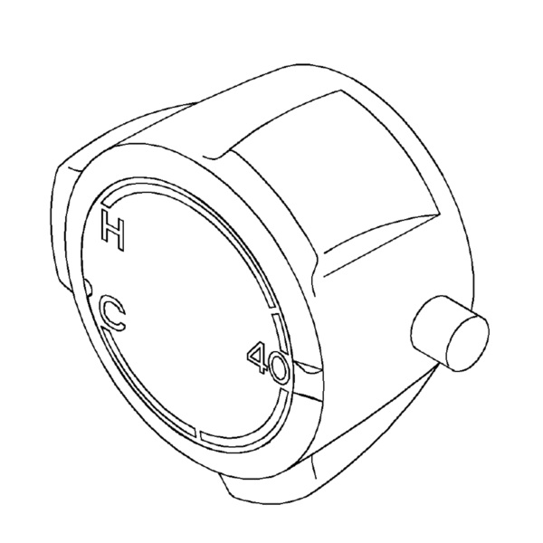温度調節ハンドル部