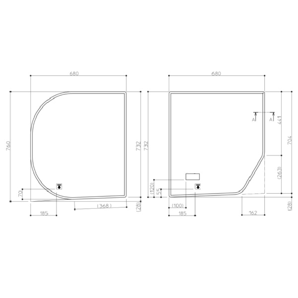 １４００ラウンド風呂蓋Ｒ