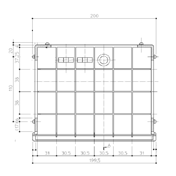 トラップカバー　色：ダルグレー
