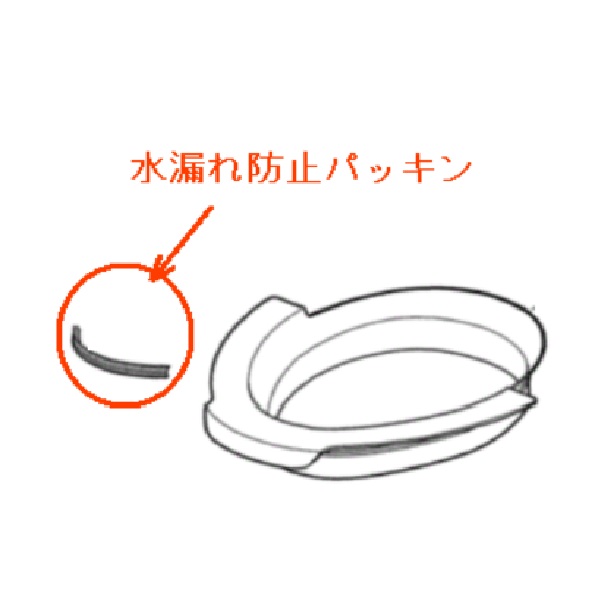 水漏れ防止パッキン