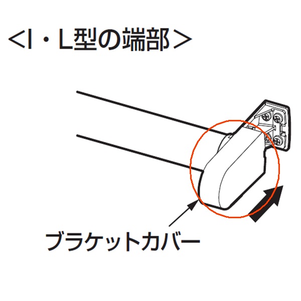 Ｉ型ブラケットカバー