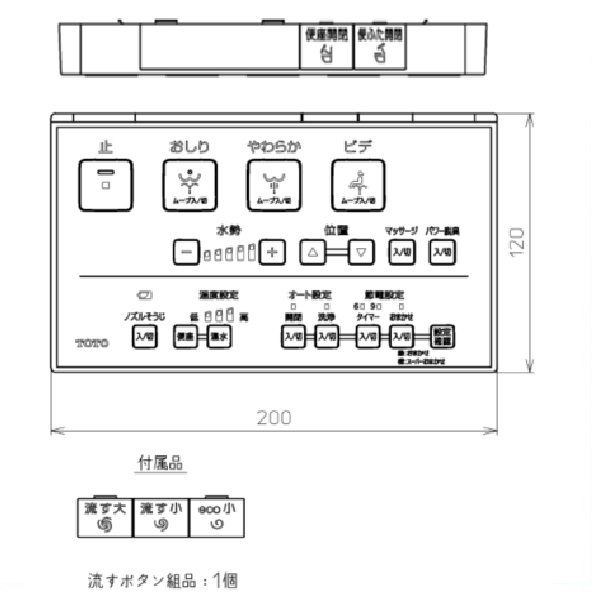 リモコン組品