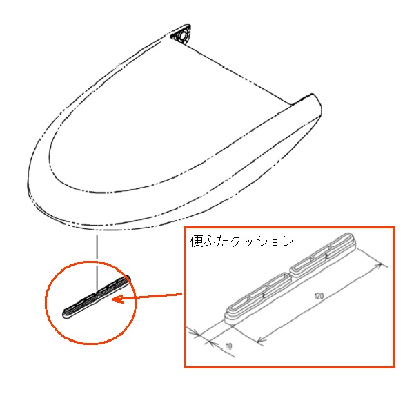 便ふたクッション