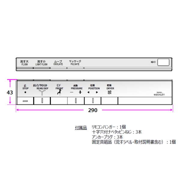 リモコン組品