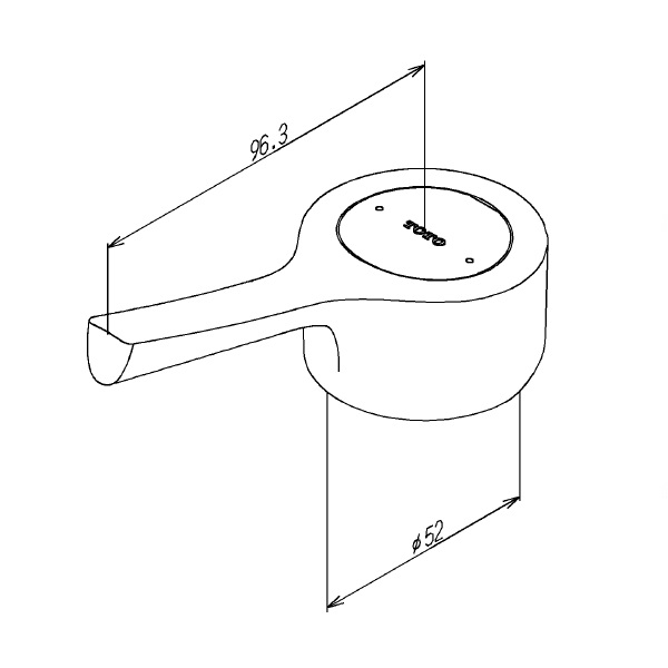 レバーハンドル部