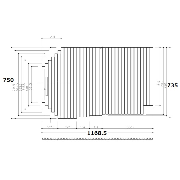 シヤツタ－式風呂蓋１２００Ｒ