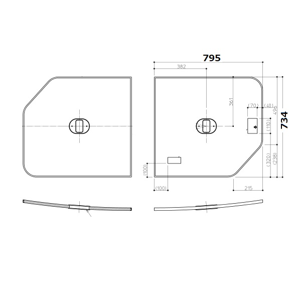 1650クレイドル断熱風呂蓋R