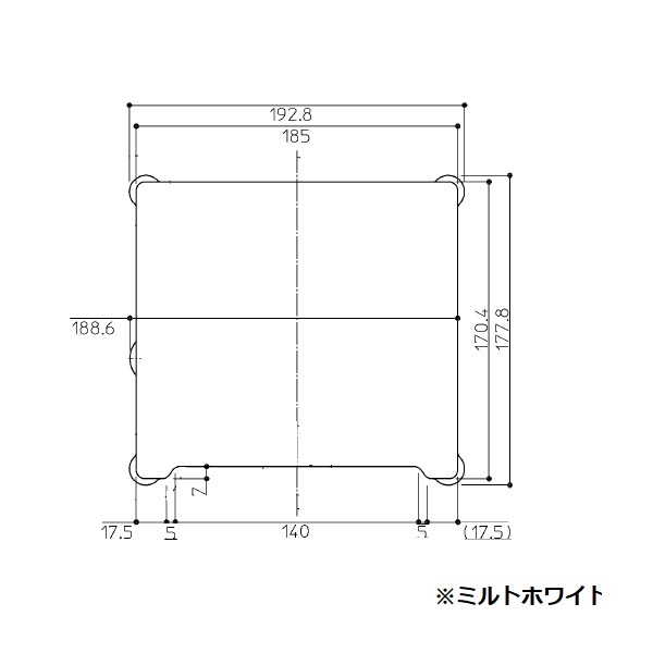 トラツプカバ－（ミルトホワイト）)