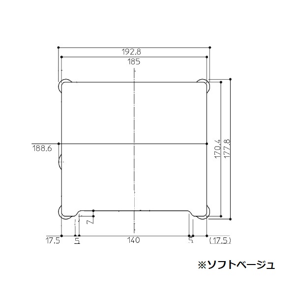 トラツプカバ－（ソフトベ－ジユ）